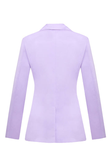 Lilla hakket jakkeslag Slim tilpasset blazer for kvinner